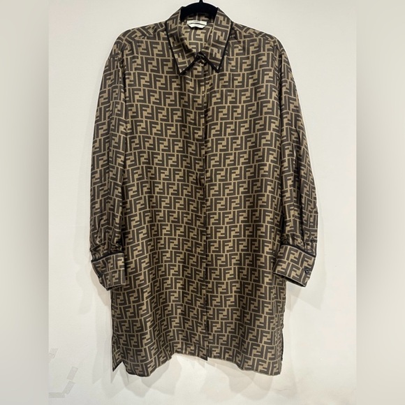 Fendi Brown twill dress - Picture 10 of 15